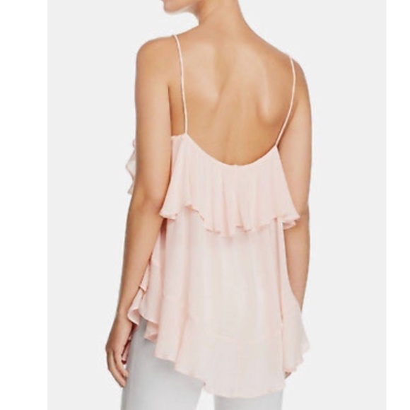 🔥75% OFF🔥 NWT Free People Petal Pink Ruffle Cami - Picture 3 of 8